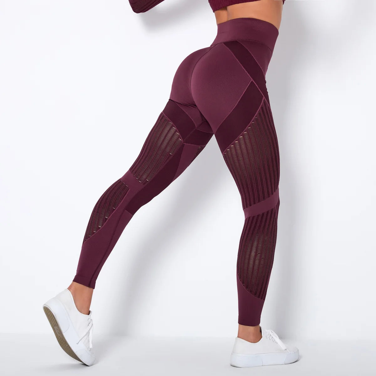 Sexy Women Fitness Leggings Hollow Seamless Leggings High Waist Gym Workout Legging Fashion Breathable Yoga Pant