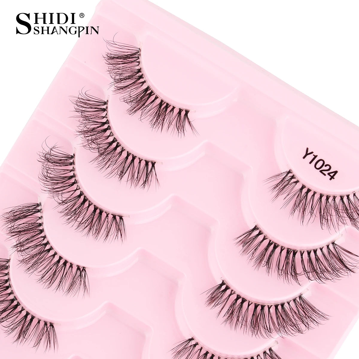 Half Lashes Mink Eyelashes Natural Soft Cat Eye False Eyelashes Long Wispy 3D Mink Lashes Makeup Eyelash Extension Fake Lashes