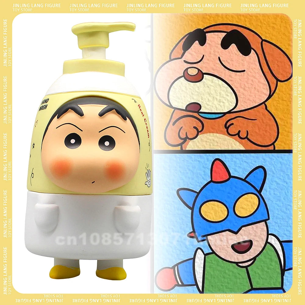 Crayon Shin-Chan Cos Shower Gel Action Figure Toy New Anime Cute Pvc Anime Figures Collection Model Gk Statue Gifts For Children