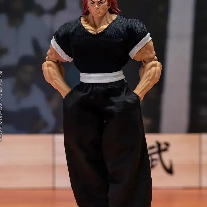 18cm Storm Toy Son Of Ogre Baki Anime Figures Yujiro Hanma Action Figure Statue Collection Figurine Model Doll Toy Birthday Gift