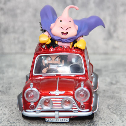 14cm Dragon Ball Z Fat Buu Anime Figures Majin Buu Figurine Mr. Satan Drive Car Pvc Statue Collectible Model Decoration Toy Gift