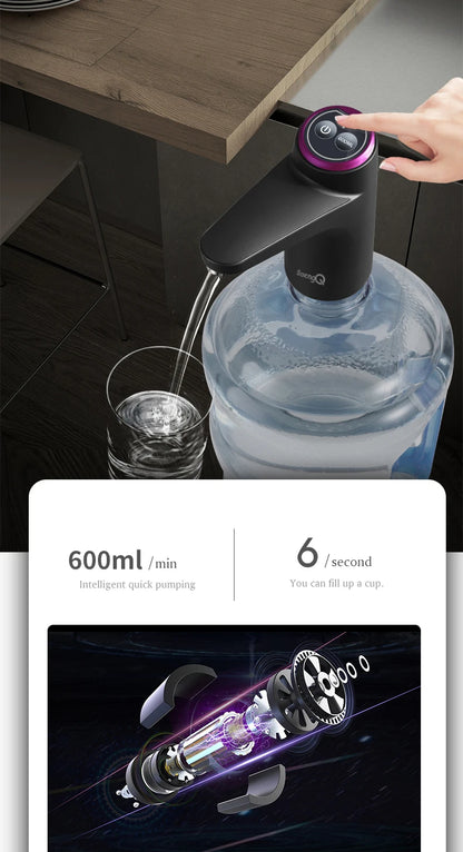 saengQ Water Pump Bottle Automatic Electric Water Dispenser Household Gallon Drinking Switch Smart Water Treatment Appliances