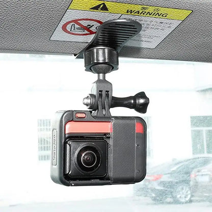 Sports Camera Sunshade Bracket 360 Adjustable Camera Car Mount Bracket Car Mount Accessories Phone Clamp Holder For Car Bloggers