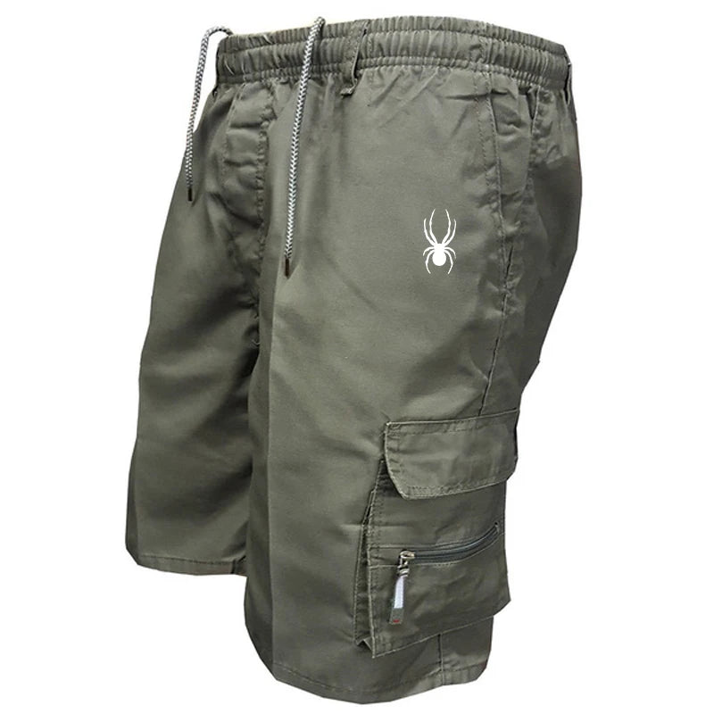 2024 Summer Men's Military Cargo Shorts Mens Tactical Five-Point Shorts Big Pocket  Fashion Casual Jogging Sports Climb Shorts