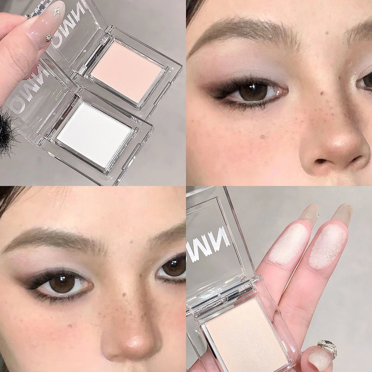 Matte Complexion Brightens Eye Shadow Palette Monochrome Highlight Eyeshadow Base Primer Color Nude Makeup Daily Cosmetics