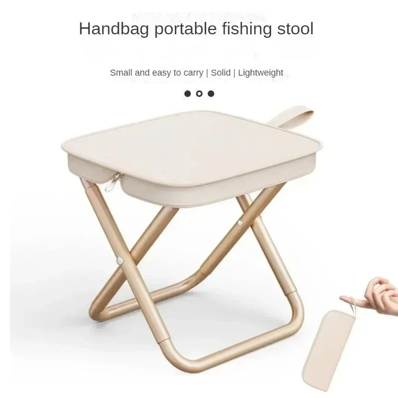 Outdoor folding chair, picnic camping, small horse fishing stool, portable folding stool, multifunctional stool for home use