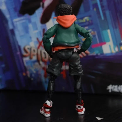 ML Legends Spider Man Action Figure Across the Spider-Verse SV Spiderman Miles Morales PVC Figures Action Figurine Gift Toys