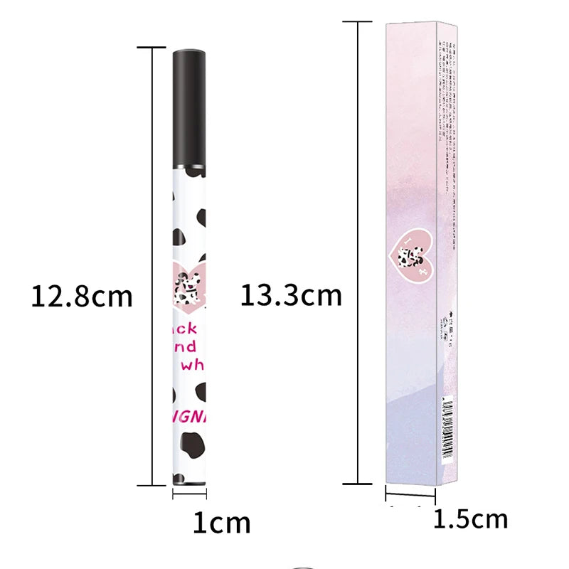 1pcs Lying Silkworm Eyeliner Pen Tea Brown Liquid Eye Shadow Pencil Smooth Quick-drying Cosmetics Cows Eye Makeup Beauty Tools