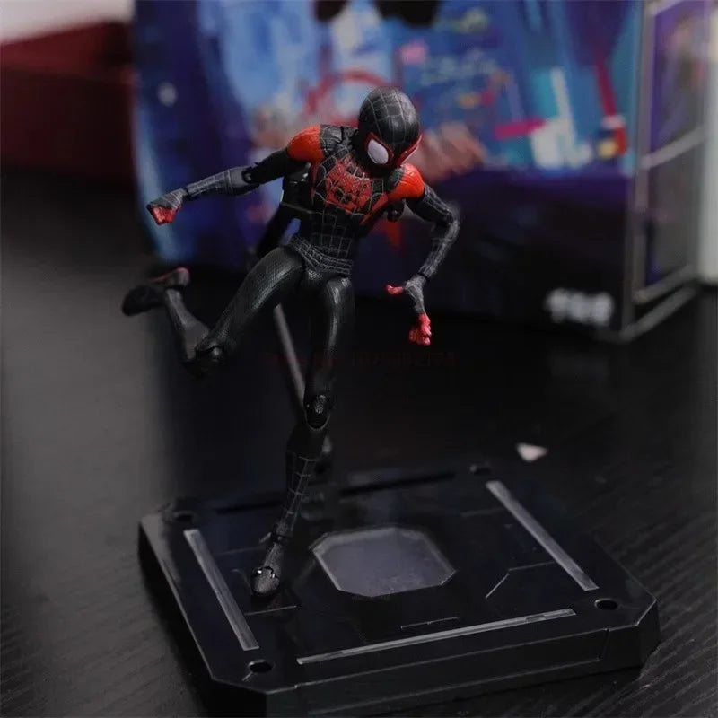 ML Legends Spider Man Action Figure Across the Spider-Verse SV Spiderman Miles Morales PVC Figures Action Figurine Gift Toys