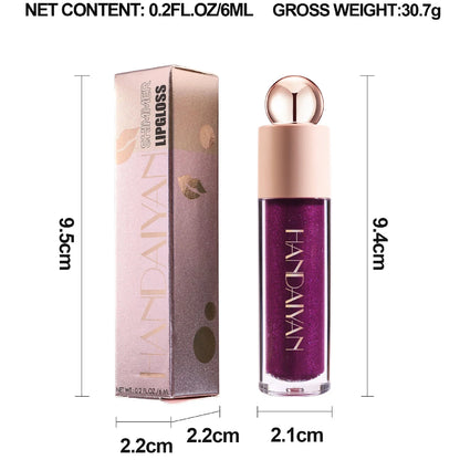 Matte Glitter Liquid Lipstick Diamond Shiny Lip Gloss Waterproof Long Lasting Shimmer Pearl Lip Glaze Women Lip Tint Makeup