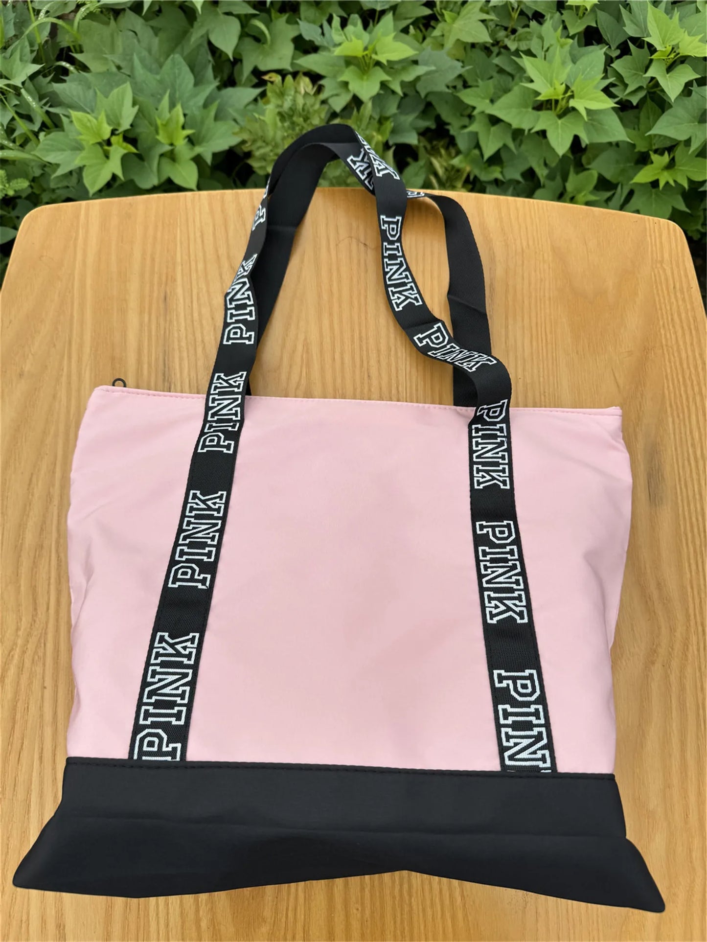 Literary Nylon Tote Bag For Women Large Capacity Shoulder Bag Fashion Letter Strap Handbags Large Capacity Tote Bag