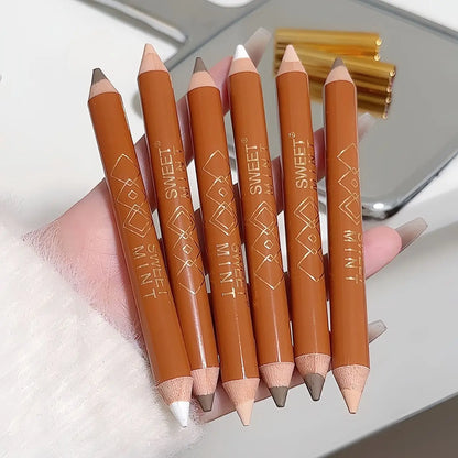 Double-head Sculpting Contour Pencil Makeup Facial Contouring Cement Gray Nose Shadow Cream Natural Stereoscopic Highlight Stick