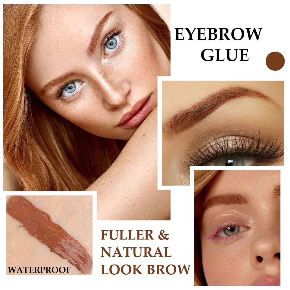 9 Colors Eyebrow Dye Styling Gel Thickening Fiber Brow Tint  Waterproof Easy To Wear Natural Full Eyebrow Cream Eyes Makeup Tool