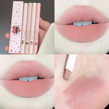 Milk Matte Smooth Lip Liner Pen Long Lasting Lipstick Contouring Waterproof Lip Stick Pencil Nude Pink Lip Tint Lipliner Makeup