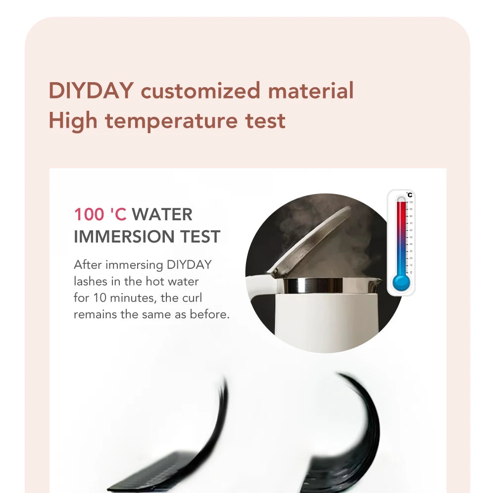 DIYDAY 7D 8D W Shape Eyelash Extension Premade Volume Fans W Shaped 3D 4D 5D 6D 7D 8D False Lashes for Makeup