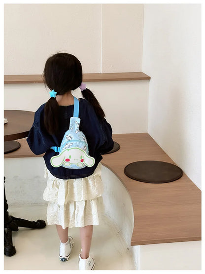 Sanrio Tide Children's Backpack Cartoon Cute Male and Girls Crossbody Shoulder Bag South Korea Ultra Light Children's chest bag