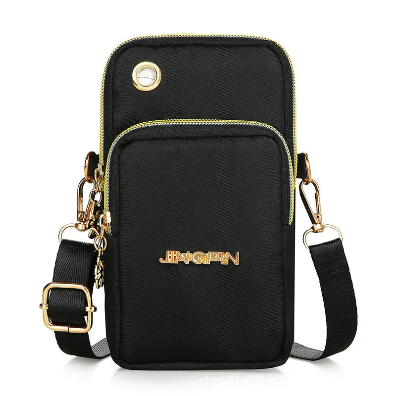 Mobile Phone Bag, WOMEN'S Crossbody Mini Bag, 2024 New Fashion Mom Mommy Coin Bag, Neck Hanging Running Cover