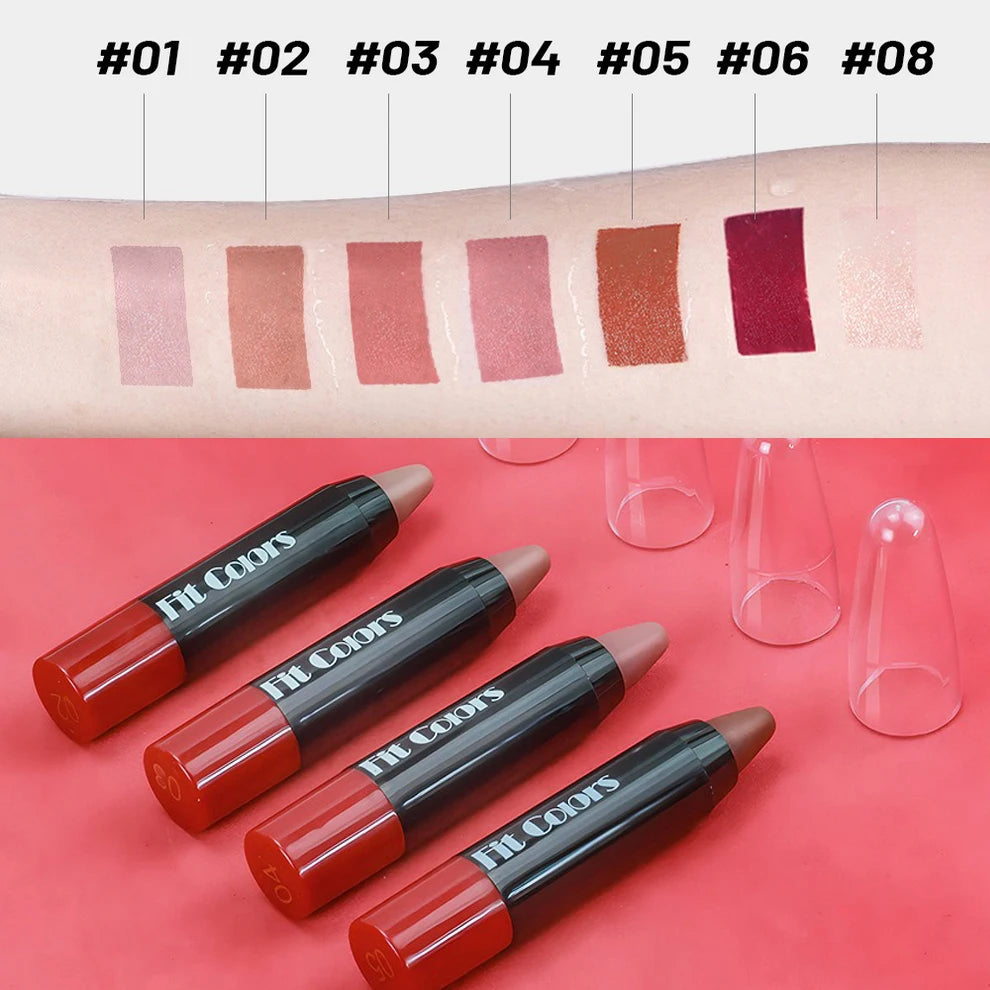 Nude Grey Pink Lip Liner Pen Matte Contour Tint Crayon Lipstick Non-stick Cup Waterproof Sexy Red Lip Shape Makeup Cosmetic