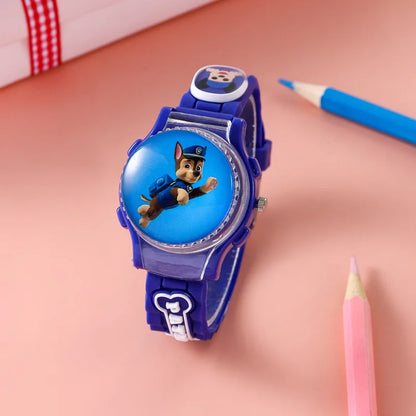 Cute Paw Patrol Watch Cartoon Figure Skye Chase Marshall Everest Children's Electronic Digital Waterproof Watches Kids Toy Gifts