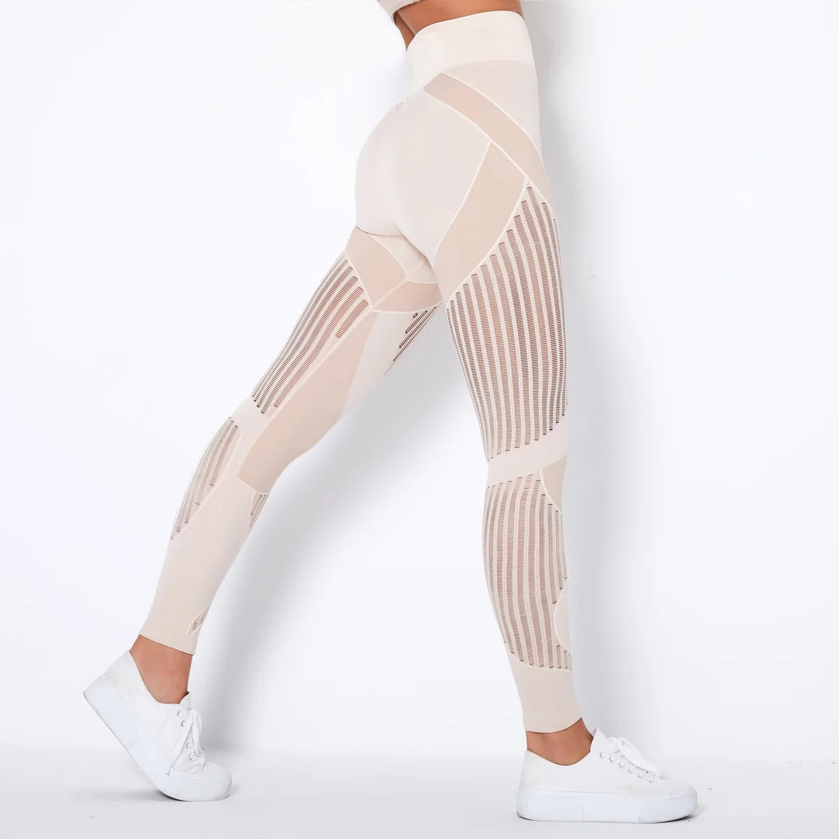 Sexy Women Fitness Leggings Hollow Seamless Leggings High Waist Gym Workout Legging Fashion Breathable Yoga Pant