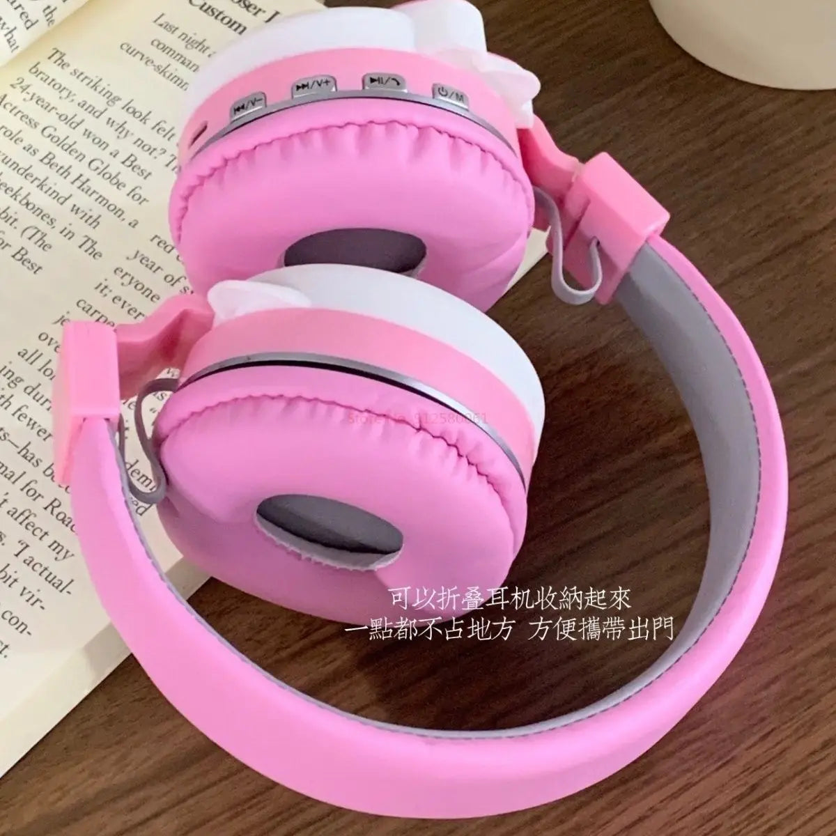 Hello Kitty Cute Bluetooth Headphone Wireless Headsets Anime Cartoon Stereo Headset Earphone With Mic Fashion Hottie Y2k Gifts