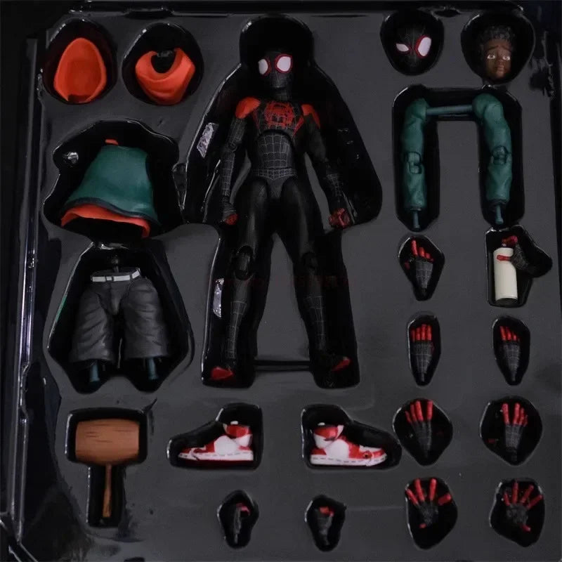 ML Legends Spider Man Action Figure Across the Spider-Verse SV Spiderman Miles Morales PVC Figures Action Figurine Gift Toys