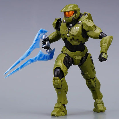 Hot 18cm Halo Infinite Master Chief Mjolnir Mk Vi 1/12 Scale 17.5cm 6" Action Figure Re:Edit Gen.3 117 Ko'S 1000 Model Toy Gift