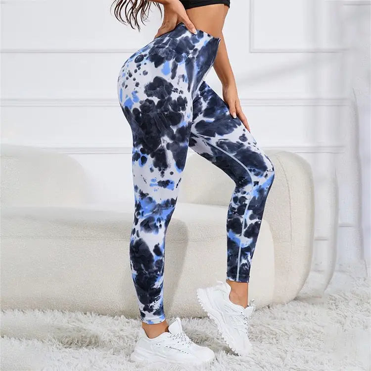 New 3d Ink Printing Seamless Leggings Women Gym Mujer Push Up Booty Yoga Pants Sports Fitness High Waist Workout Leggins