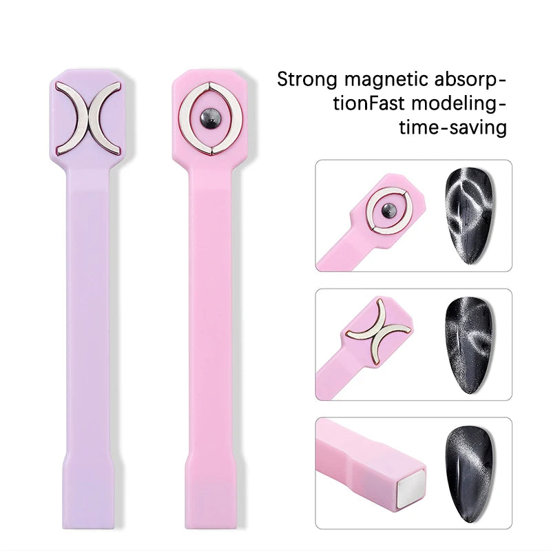 3 in1 Multi-functional Nail Magnet Rod for Cat UV Gel Varnish High Quality Fashion Nail Magnetic Stick Manicure Nail Tool Design