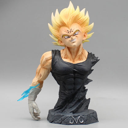 Dragon Ball GK Vegeta Figure 16.5cm Half-length Anime Figurine Pvc Statue Collectible Model Doll Room Decoration Toy Kid Gifts