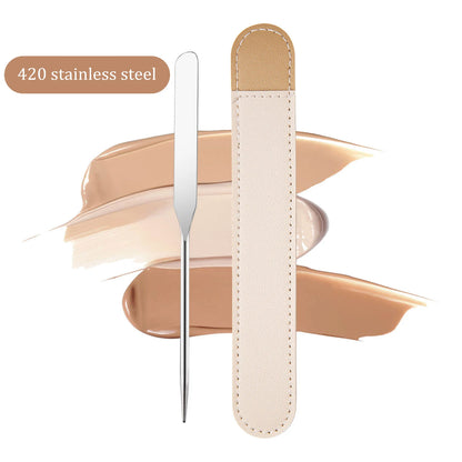 Mixing Foundation Stick Makeup Spatula Stainless Steel Cream Concealer Mixing Tool Palette Multipurpose Cosmetic Tool Kit