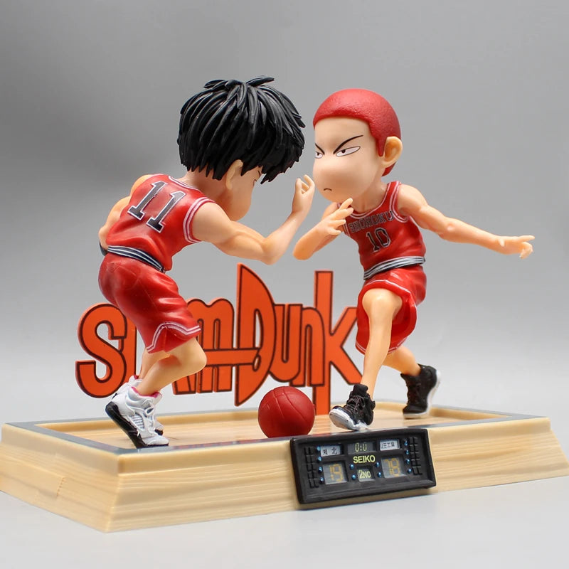 Slam Dunk Figures Rukawa Kaede Vs Sakuragi Hanamichi 15cm Figures Pvc Q Edition Statue Ornament Model Anime Dolls Kids Toys Gift