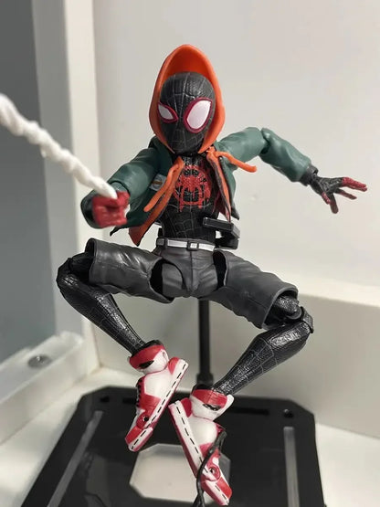 ML Legends Spider Man Action Figure Across the Spider-Verse SV Spiderman Miles Morales PVC Figures Action Figurine Gift Toys