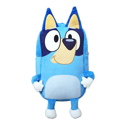 Bluey Anime Figures Kindergarten Kids Schoolbag Cartoon Bingo Plush Family Backpack Picnic Travel Photo Snack Bag Children Gifts