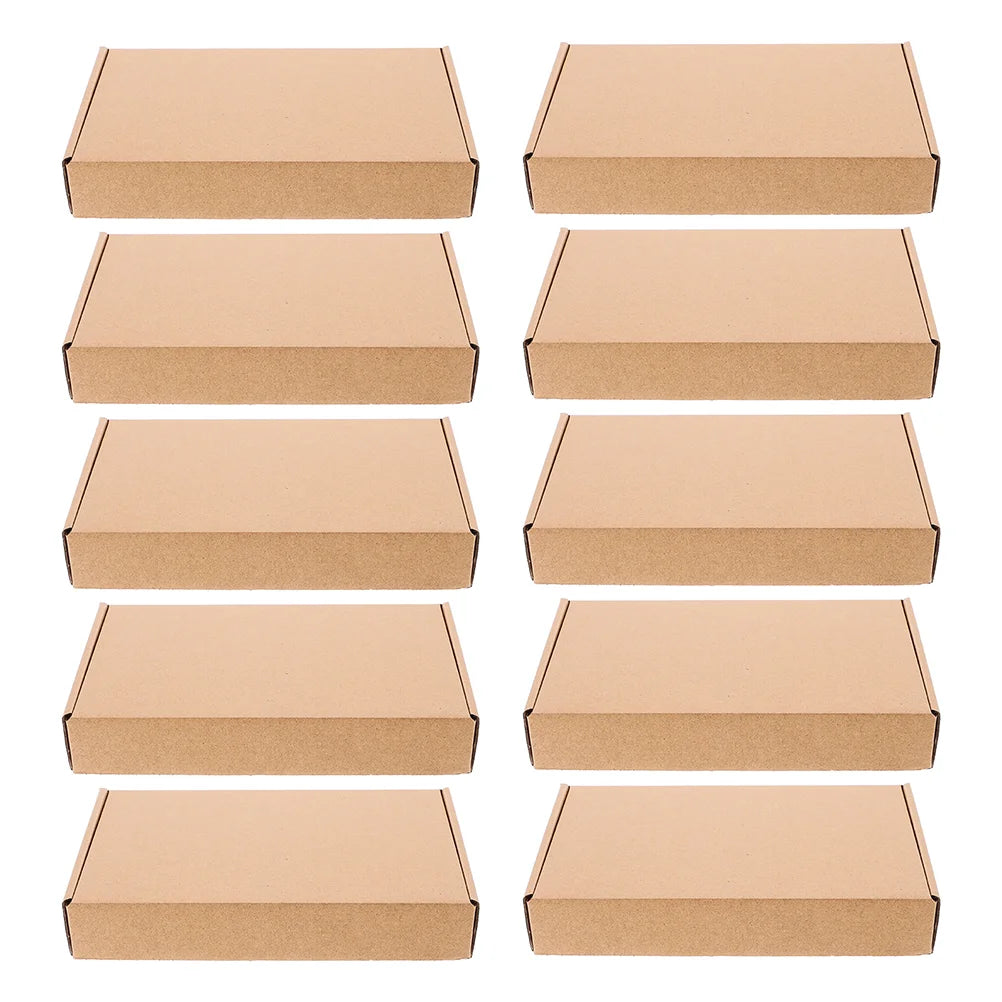 10 Pcs Carton Small Business Packaging Supplies Corrugated Mailer Cardboard Gift for Packaging Mailing Paper