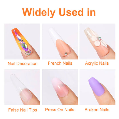 7g Super Strong Nail Glue For False Nail Tips, Acrylic Nails,Press On Nails,Fake Nails Art Decoration Lasting Adhesion