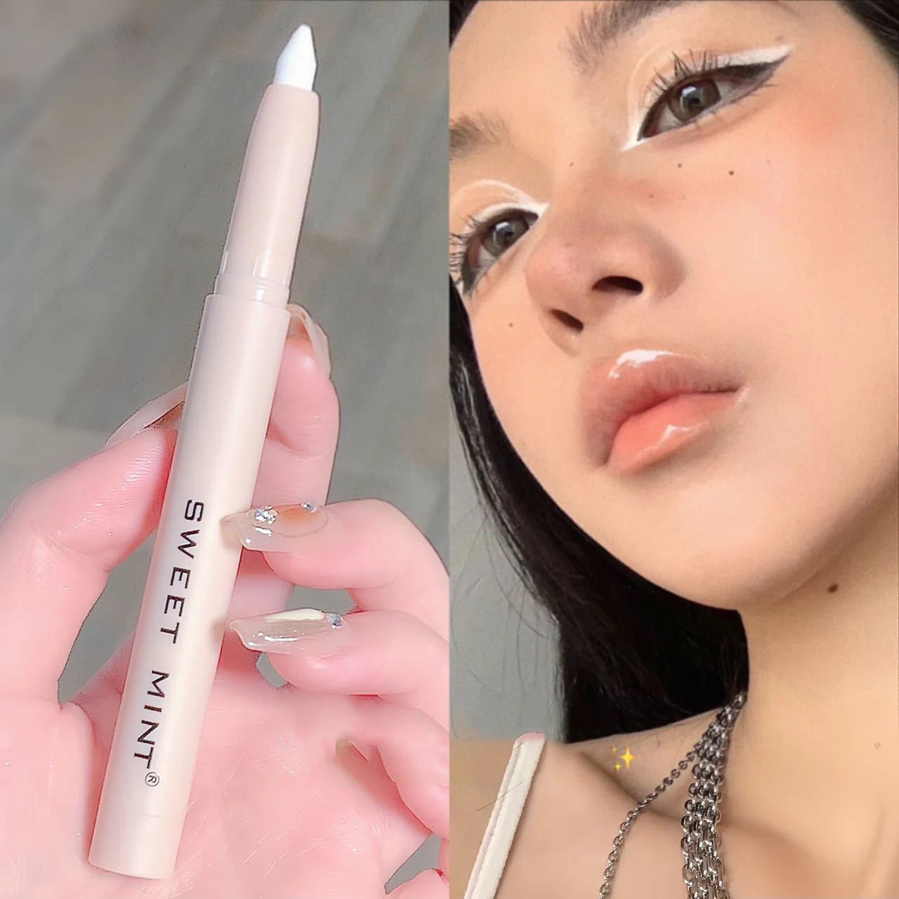 Glitter Lying Silkworm Highlighter Pencil Longlasting Brightening Eyes Corner Pearlescent White Eyeshadow Pen Shiny Eye Cosmetic