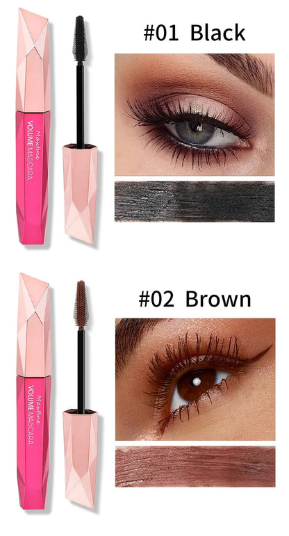 Waterproof Mascara Eyelashes Extension Thick Curling Non-smudge Quick Dry Long-lasting Black Brown Pink Colorful Mascara Makeup