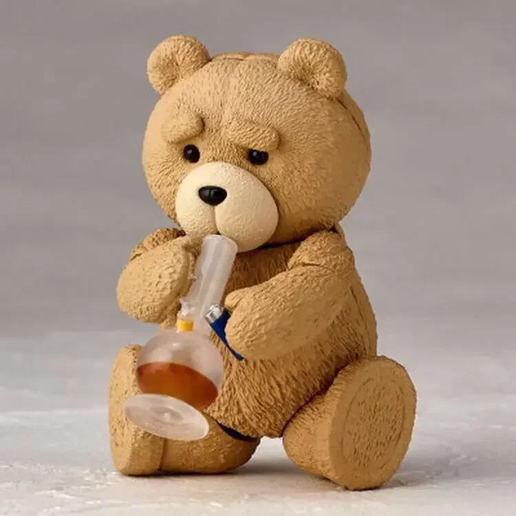 Ted Teddy Bear Bjd Figure Ted 2 Amazing Yamaguchi Revoltech No.006 Teddy Brick Pvc Boxed Movie Model Action Figures Toys Gifts