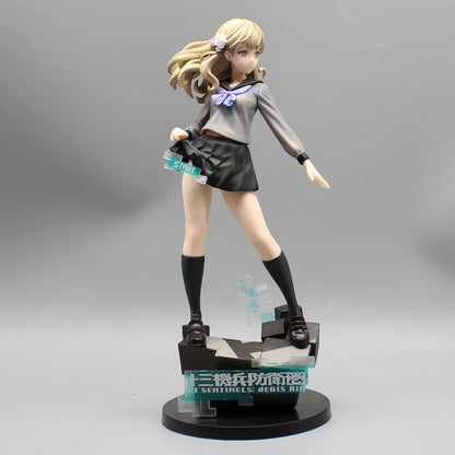 13 Sentinels Aegis Rim Figure 25cm School Uniform Fuyusaka Iori Figures Game Role Model Pvc Statue Decoration Doll Birthday Toys