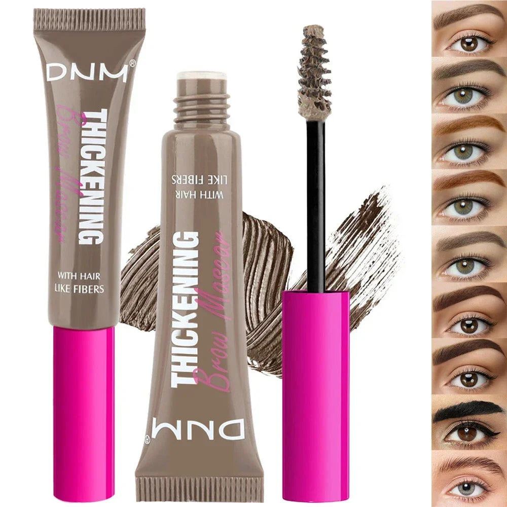 9 Colors Eyebrow Dye Styling Gel Thickening Fiber Brow Tint  Waterproof Easy To Wear Natural Full Eyebrow Cream Eyes Makeup Tool