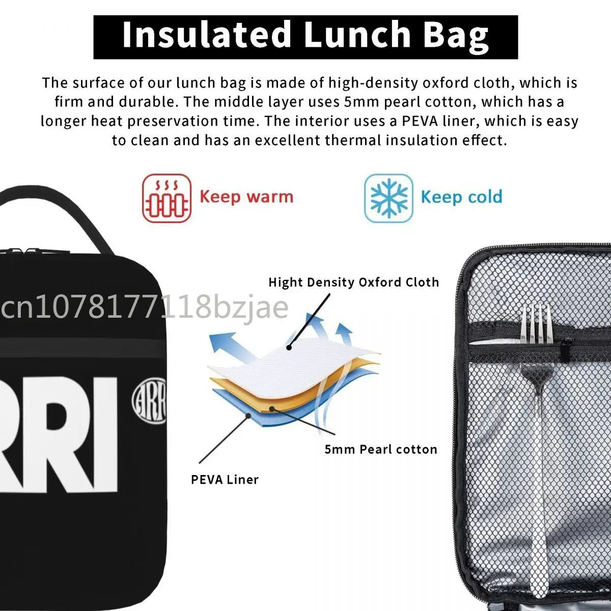 Arri 132 Lunch Tote Kawaii Bag Lunchbox Bag Lunch Bag For Kids