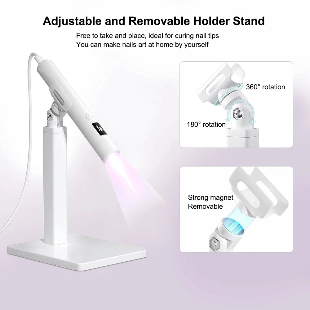 Mini UV LED Nails Drying Light Nail Lamp Mini UV With Stand For Manicure Portable Nail Dryer Stand Lamp Professional Ultraviolet