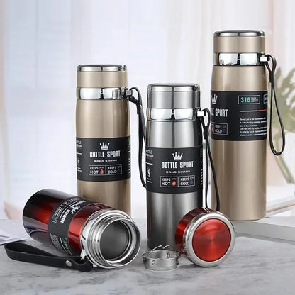 Thermal Water Bottle Keep Cold and Hot Water Bottle Thermos for Coffee Tea Vacuum Flasks Stainless Steel Thermos Bottle gifts