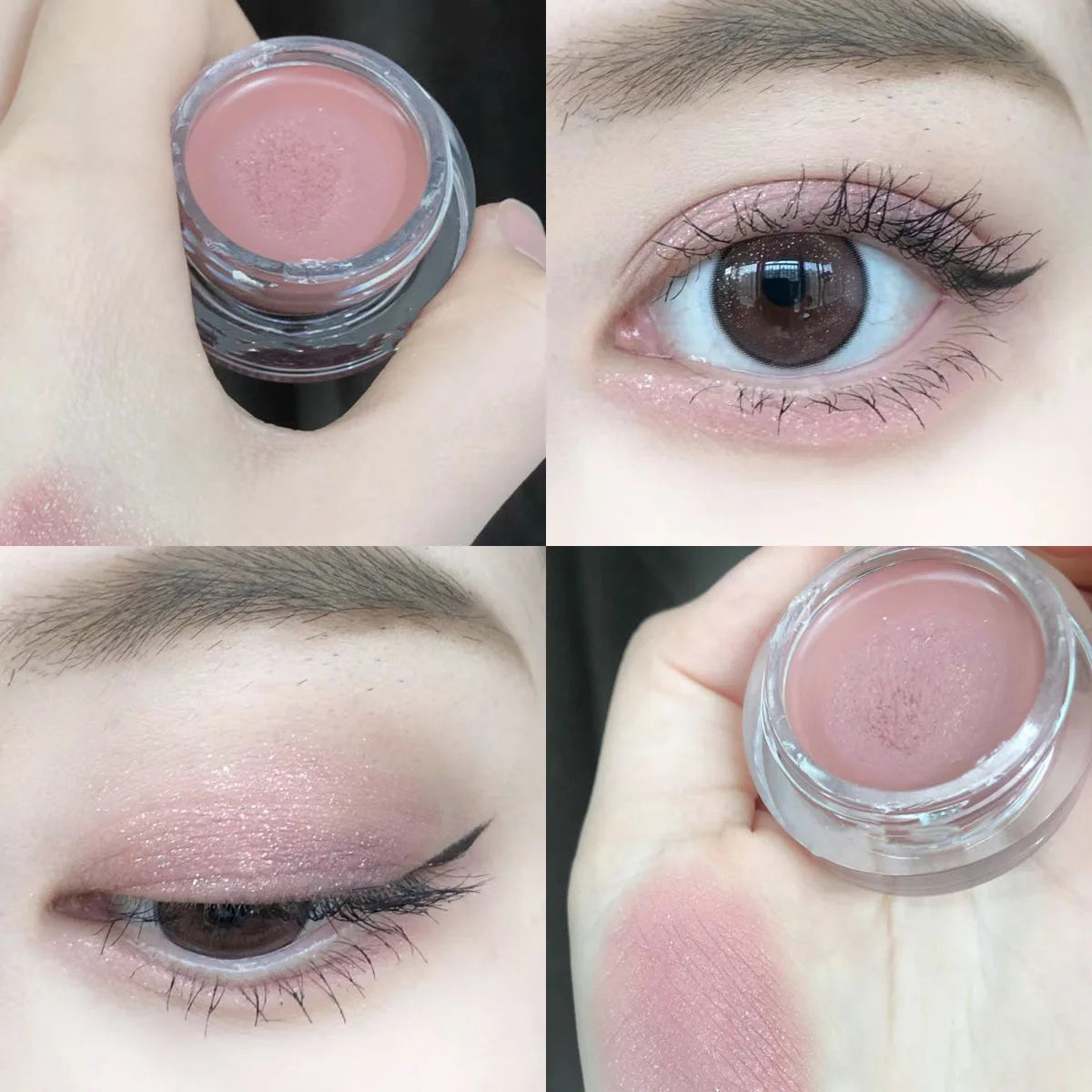 Monochrome Eyeshadow Cream Eye Concealer Base Makeup Smoky Purple Matte Eyeshadow Primer Skin Tone Long Lasting Waterproof