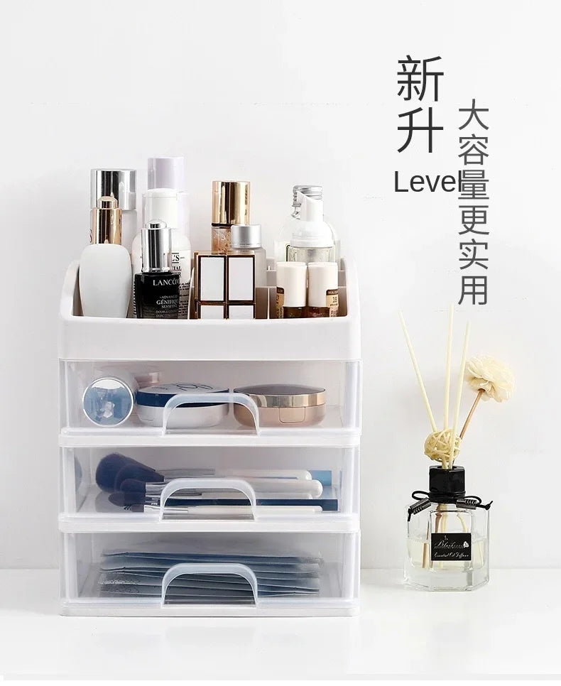 Make Up Case Jewelry Container Box Makeup Organizer Drawers Plastic Cosmetic Storage Box Makeup Brush Holder Organizers