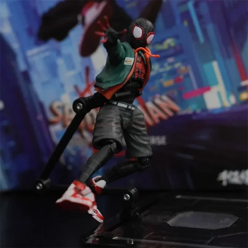 ML Legends Spider Man Action Figure Across the Spider-Verse SV Spiderman Miles Morales PVC Figures Action Figurine Gift Toys