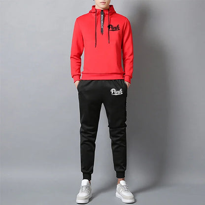 Casual Sweatshirts for Men Sweat Pants Hoodies Jogging Printing Half Zipper Tops Hot Sales Daily Sports 2024 New Men's Clothing