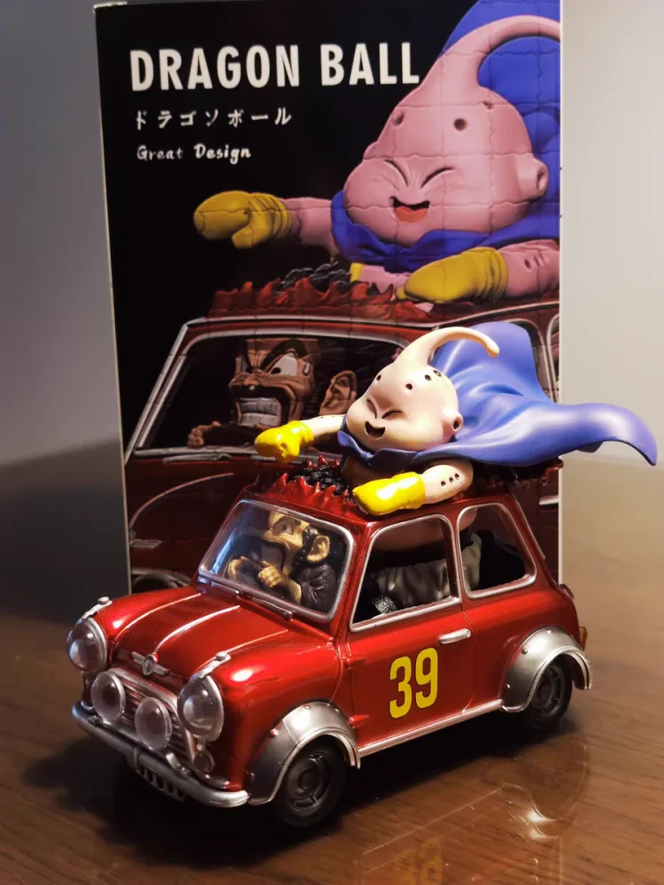 14cm Dragon Ball Z Fat Buu Anime Figures Majin Buu Figurine Mr. Satan Drive Car Pvc Statue Collectible Model Decoration Toy Gift