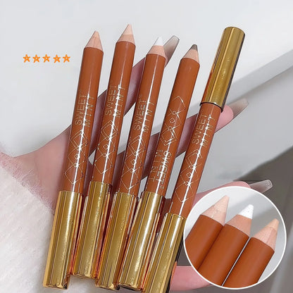 Double-head Sculpting Contour Pencil Makeup Facial Contouring Cement Gray Nose Shadow Cream Natural Stereoscopic Highlight Stick